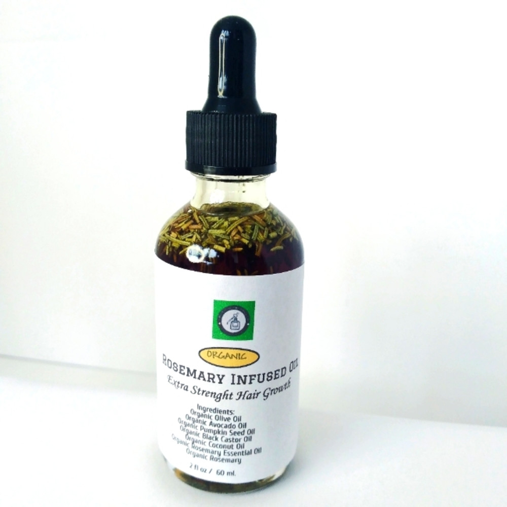 Rosemary Extra Strength Hair Growth Oil, Organic Rosemary For All Hair Type.
